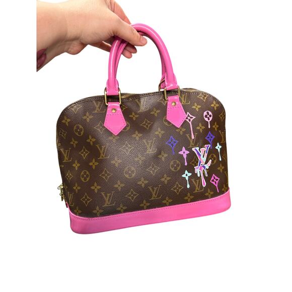 Louis Vuitton Alma expertly painted - Picture 3 of 7